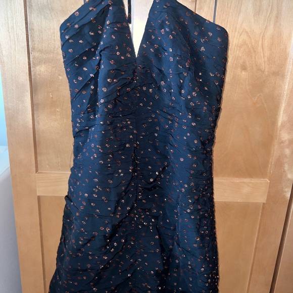 Black Ruched Dress - Picture 4 of 7